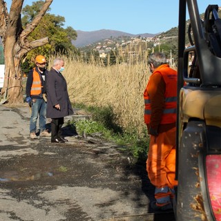 Imperia: sopralluogo del sindaco Scajola al cantiere di Piani: &quot;Intervento da quasi due milioni e mezzo di euro&quot;