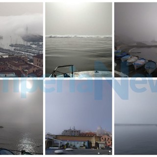 Dopo Genova anche Imperia si sveglia con la nebbia di mare, ecco il 'Caligo' (Foto e Video)