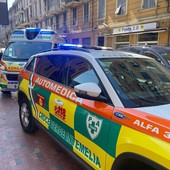 Ventimiglia, si sente male in strada: mobilitazione di soccorsi in via Cavour