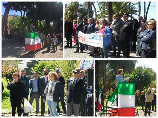 Ventimiglia: celebrato il 71esimo anniversario del 25 aprile, Ioculano: “Si stanno tradendo i valori della Liberazione”