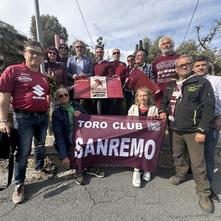 Cerimonia del Toro club Sanremo in ricordo deli Invincibili del Grande Torino (foto)