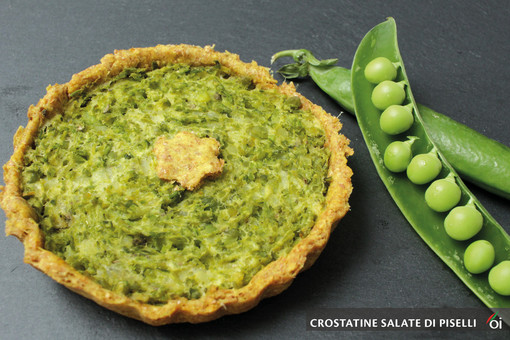 I mercoledìVeg di Ortofruit: oggi prepariamo le crostatine salate di piselli