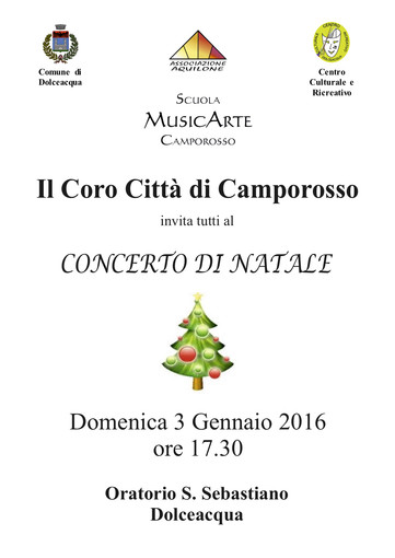 Dolceacqua: domani all'Oratorio di San Sebastiano concerto del 'Coro Città di Camporosso'