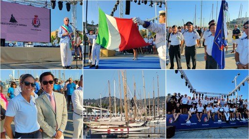 Vele ammainate sul ventiquattresimo raduno, gli yacht d'epoca salutano Imperia (foto e video)