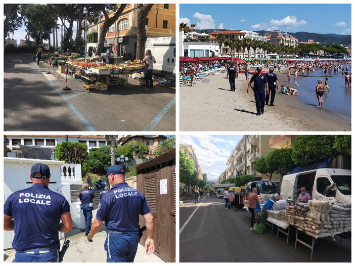 Diano Marina, borseggiatori in azione al mercato, clienti derubati con il metodo dell'asciugamano: la polizia locale intensifica i controlli