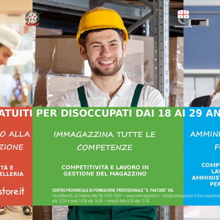 Al Centro Pastore di Imperia, corsi gratuiti e inserimento lavorativo per giovani disoccupati