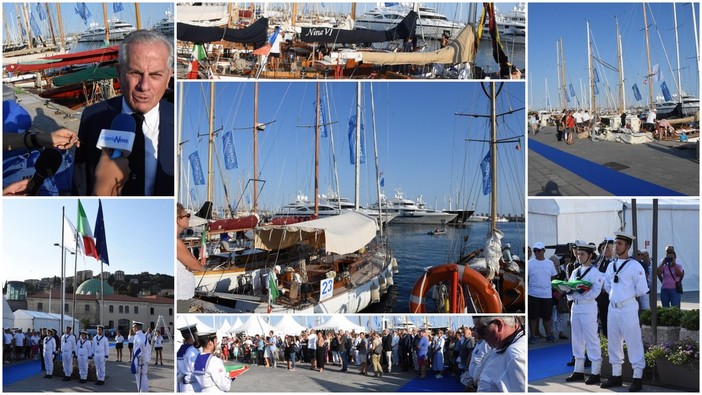 Imperia: si alza il sipario sulla ventesima edizione delle Vele d'Epoca. Oggi la cerimonia d'apertura (Foto e Video)