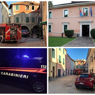 San Bartolomeo al Mare, incendio in piazza Verdi: indagata la vicina di casa. Accertamenti anche sul figlio rimasto gravemente ustionato nel rogo