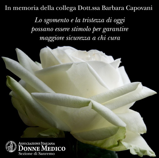 L’Associazione Italiana Donne Medico commemora la dottoressa Barbara Capovani barbaramente uccisa a Pisa