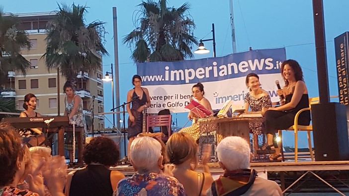 San Lorenzo al Mare: ieri sul palco la scrittrice Alice Basso e la band Soundscape 2.0 (foto)