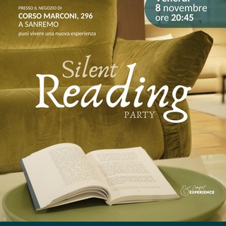 A Sanremo il &quot;Silent Reading Party&quot; per tutti gli appassionati di libri