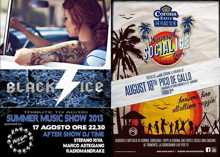 Sanremo: domani sera al 'Pico de Gallo' i 'Black Ice' per la rassegna 'Summer Music Show'