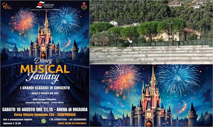 &quot;Disney Musical Fantasy&quot;, i grandi classici in concerto a Camporosso (Foto)