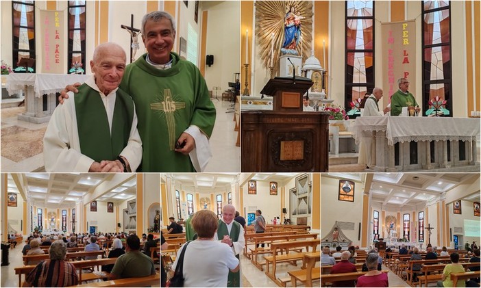 A Vallecrosia arriva un nuovo sacerdote: la comunità accoglie don Natale Tedoldi (Foto e video)