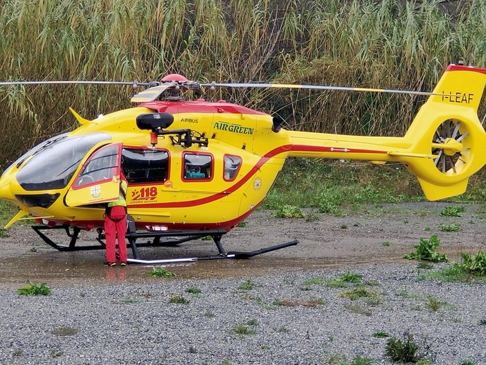 Castellaro: 78enne trovata incosciente in casa, mobilitazione di soccorsi e trasporto in elicottero