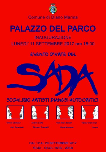 Diano Marina: oggi alle 18 al palazzo del Parco, l'inaugurazione dell'evento d'arte del Sodalizio Artisti Dianesi Autocritici