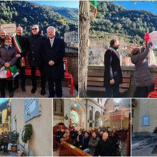 Ventimiglia commemora l'eccidio di Torri e scopre una targa in ricordo di Albino Ballestra (Foto e video)