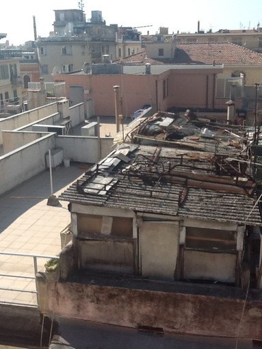 Sanremo: eternit in via Gaudio, la foto di un lettore