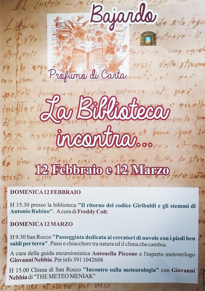 A Bajardo una 'Passeggiata dedicata ai cercatori di nuvole con i piedi ben saldi a terra'