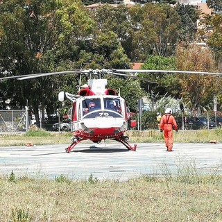 Imperia, intervento dell'elisoccorso: bimbo di 5 anni necessita delle cure del Gaslini (foto e video)