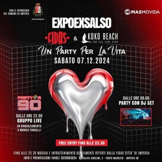 Sabato evento benefico della Fidas Imperia e Koko Beach: serata speciale all'insegna della solidarietà e del divertimento