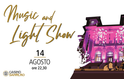 Sanremo, agosto di eventi al Casinò: una pioggia di Bollicine firmate Cuvage, Music and light Show sulla facciata, Can Can Paris e Cena con l’Opera