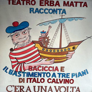 San Lorenzo al Mare: oggi al Teatro dell'Albero, 'Il Teatrino dell’Erba Matta' in 'Baciccia racconta Calvino'
