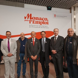 Lavoro e frontalieri, una delegazione Fai di Ventimiglia all'inaugurazione di 'Monaco per l'impiego' (Foto)