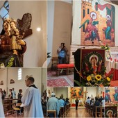 Bordighera, salta la processione ma il maltempo non ferma la festa patronale Madonna dei Fiori (Foto e video)