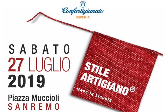 Sanremo: sabato 27 luglio appuntamento in Piazza Muccioli con “Stile Artigiano”