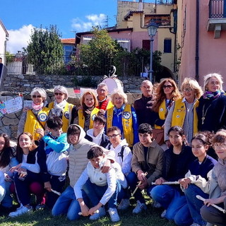 Sanremo: questa mattina, grande festa colorata e animata nel Giardino dei Giusti di Coldirodi (foto)