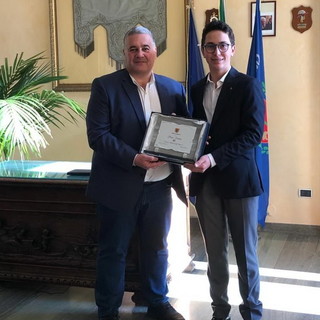 Sanremo: il matuziano Bruno Frontero campione di golf Under 14, premiato dall'Assessore Faraldi