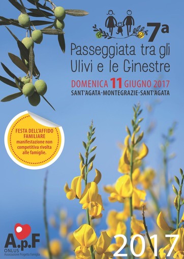 Imperia: domenica 11 giugno la 7° Festa dell’Affido Familiare – Passeggiata tra gli Ulivi e le Ginestre