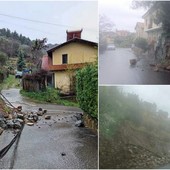 Pioggia, il maltempo causa tre frane tra Vallebona e Seborga (Foto)