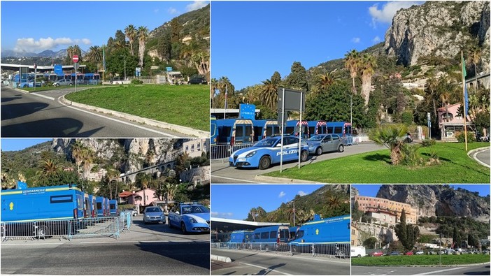 Ventimiglia, forze dell'ordine pronte al confine ma la protesta degli agricoltori resta in Francia (Foto)