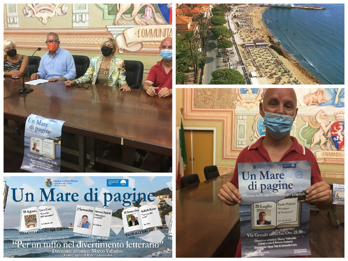 Diano Marina, martedì 20 luglio al via la rassegna letteraria &quot;Un mare di pagine&quot; (video)