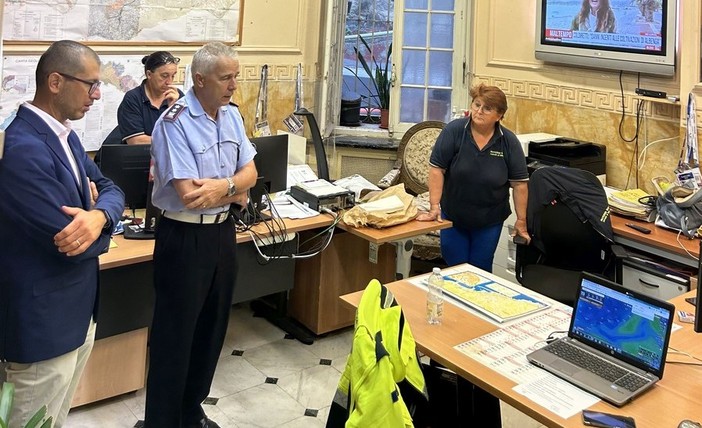 Il vicesindaco Fellegara al Centro Operativo Comunale: “Grazie per il lavoro davvero prezioso” (Foto)