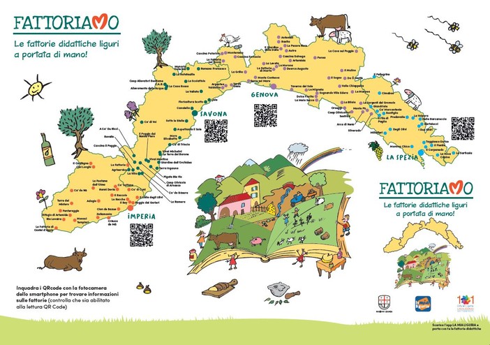 Fattorie Didattiche, al via il progetto ‘Fattoriamo’ di educazione alimentare con 5000 mappe dotate di audioguide