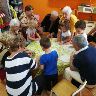 Sanremo: grande festa con i nonni oggi alla Scuola Infanzia di Poggio (foto)