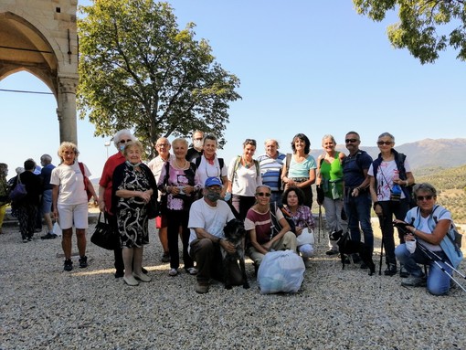 Festa della Natività a Montegrazie, una bellissima passeggiata martedì scorso da Villa Guardia (foto)