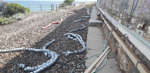 Cervo: continuano le segnalazioni di furti di rame sull'ex sedime ferroviario (foto)