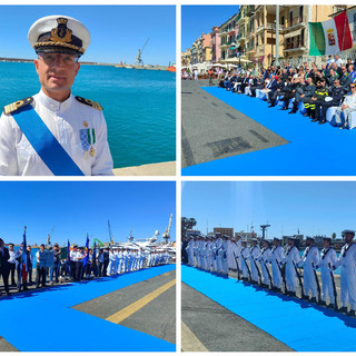 Imperia, celebrata la Giornata della Marina Militare. Il comandante della Guardia Costiera La Bua: “Forza armata ancora impegnata in scenari internazionali” (foto e video)