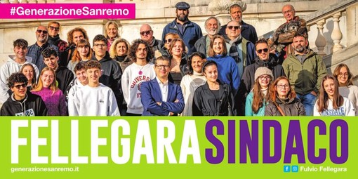 Elezioni amministrative, Fellegara, spazi e progetti per le nuove generazioni: “Sanremo guarda al futuro”