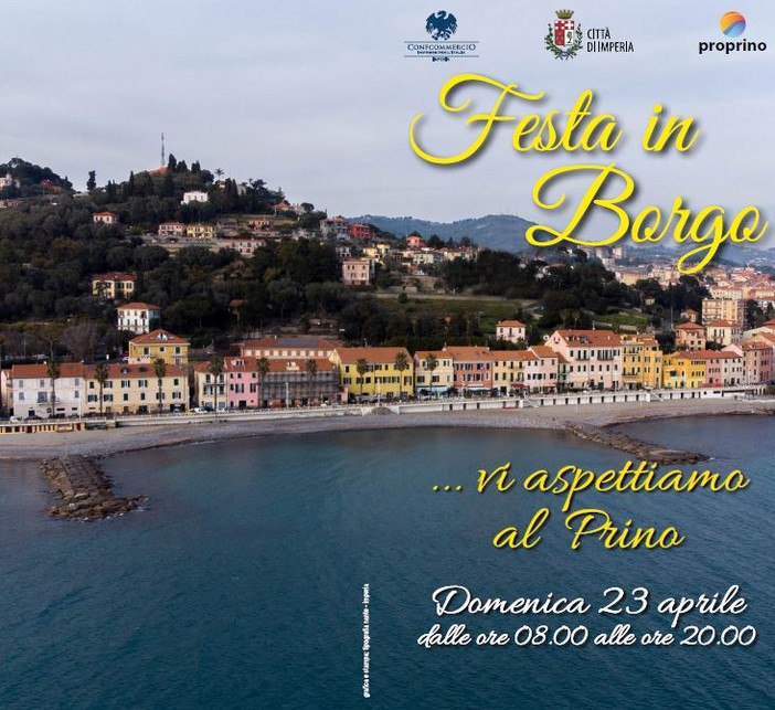 Imperia: Festa in Borgo Prino domenica prossima dalle 8 alle 20. Tutto il programma