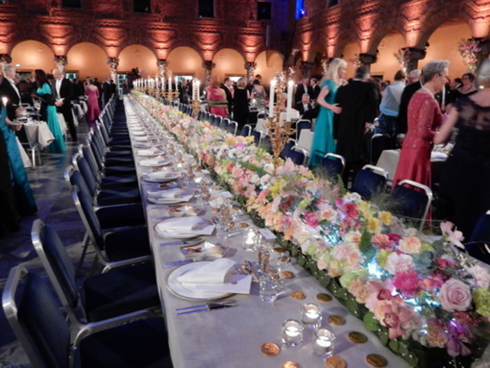 I fiori di Sanremo ritornano protagonisti della cerimonia dei Nobel  a Stoccolma