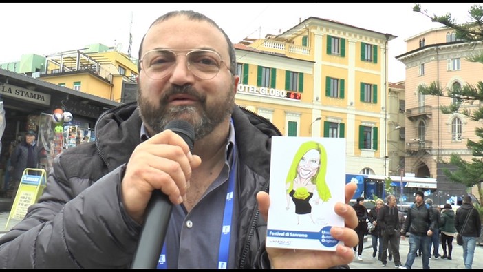 #Sanremo2018, gioca con noi al Festival in Cartolina: cerca le 10 cartoline del cartoonist Tiziano Riverso negli esercizi convenzionati (VIDEO)