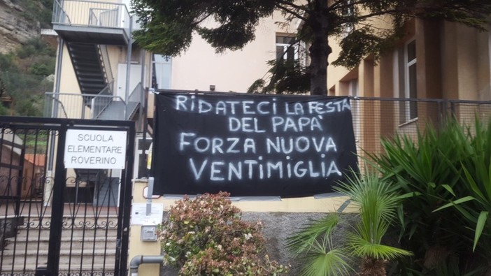 Anche a Ventimiglia e Sanremo scatta l'azione di Forza Nuova, 'Ridateci la Festa del Papà'