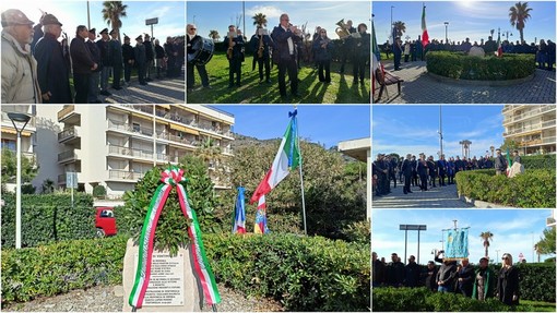 Ventimiglia ricorda i martiri delle foibe e l’esodo giuliano–dalmata (Foto e video)