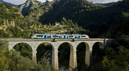 Per lavori di potenziamento infrastrutturale, sospesa la circolazione dei treni della linea Cuneo-Ventimiglia nella tratta Limone-Breil
