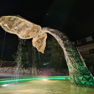 Bordighera, giornata di sensibilizzazione per la fibrosi cistica: i monumenti di Bordighera si illuminano di verde (foto)